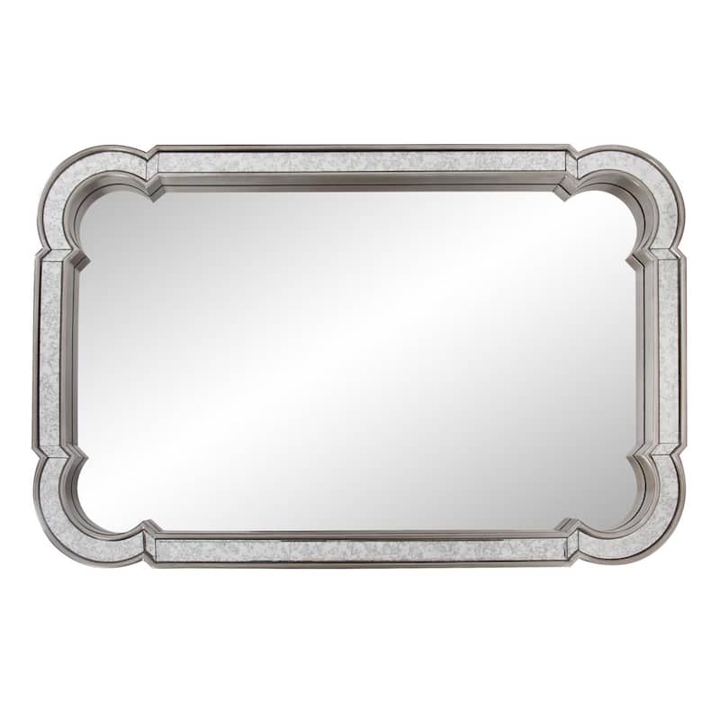 Allan Andrews Rectangular Wall Mirror with Curved Corners - 24"W x 36"H