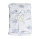 preview thumbnail 1 of 4, Hello Spud Elephant Plush Blanket - 40"x30" Grey