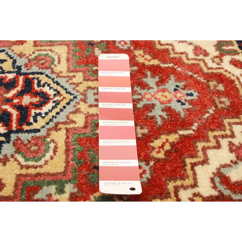 ECARPETGALLERY Hand-knotted Serapi Heritage Red Wool Rug - 2'7 x 19'8