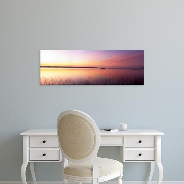 Easy Art Prints Panoramic Images's 'Sunrise, Lake Michigan, Door County, Wisconsin, USA' Premium Canvas Art