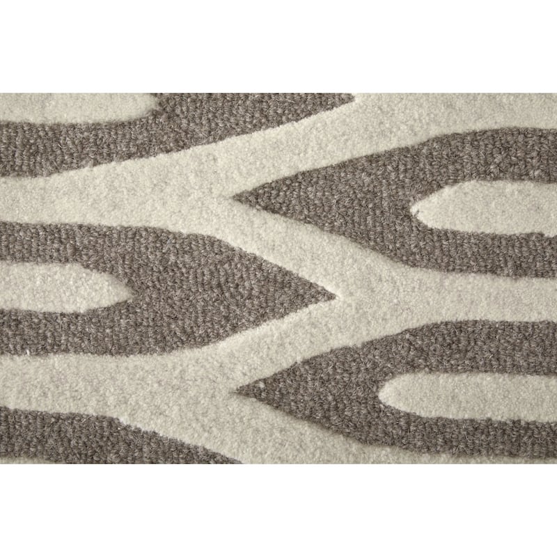Grand Bazaar Wallace Hand Tufted Abstract Transitional Area Rug