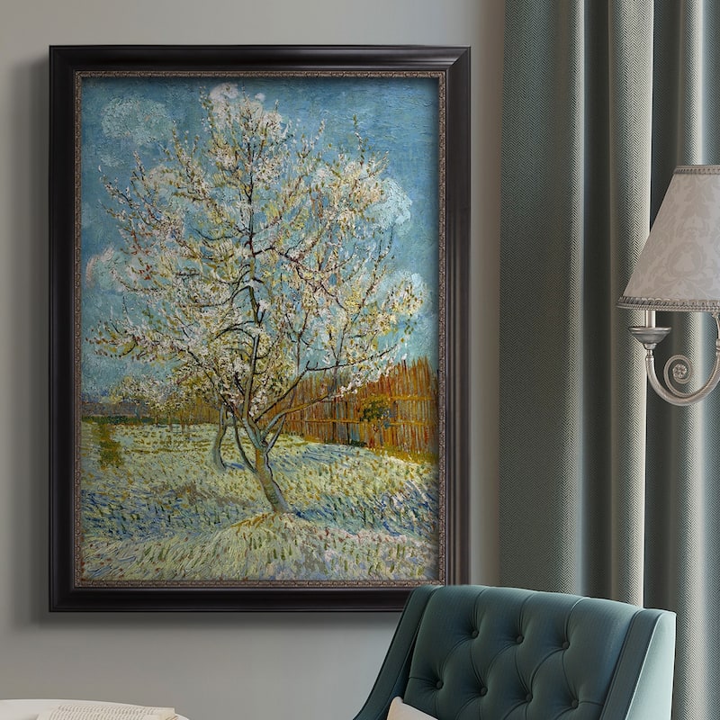  The Pink Peach Tree Premium Framed Canvas- Ready to Hang