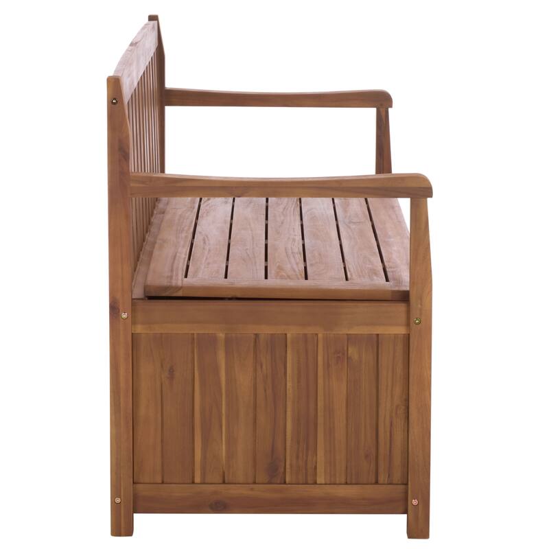 SAFAVIEH Outdoor Living Kelter Bench Box - 54"W x 23"D x 33"H