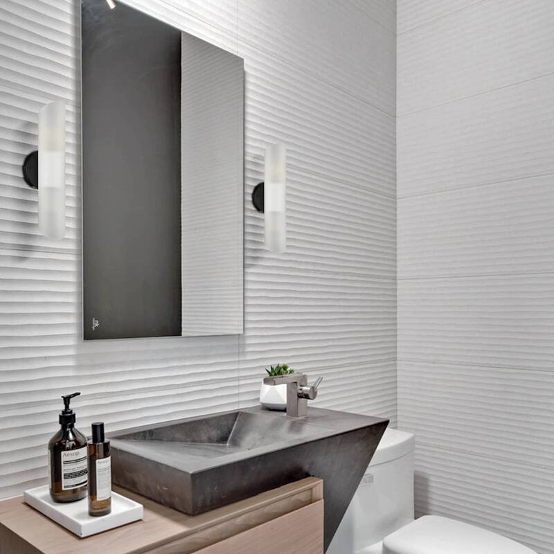 Syracuse Modern 2-Bulbs Cylinder Sconce Lighting Set of 2