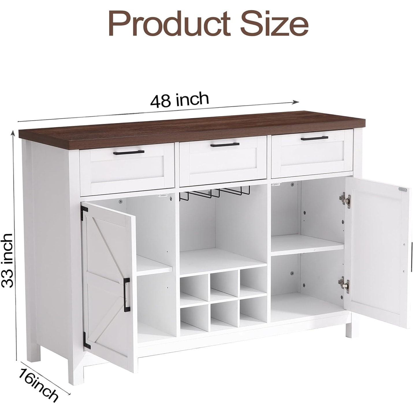 48 inch shop bar cabinet