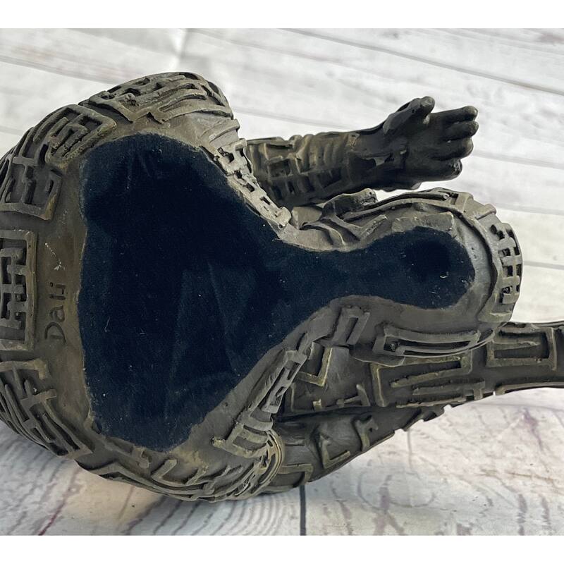 Abstract Modern Art Yoga Exercise Bronze Statue Sculpture Figurine By Dali Decor
