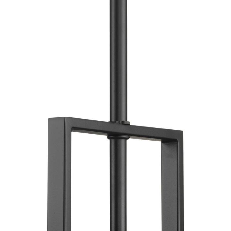Mystic Collection One-Light Matte Black Contemporary Pendant - 14 in x 14 in x 10.87 in