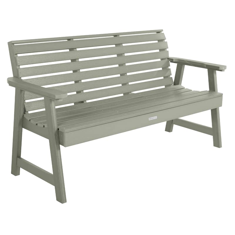 HIGHWOOD Weatherly 5-foot Eco-friendly Synthetic Wood Garden Bench - Eucalyptus