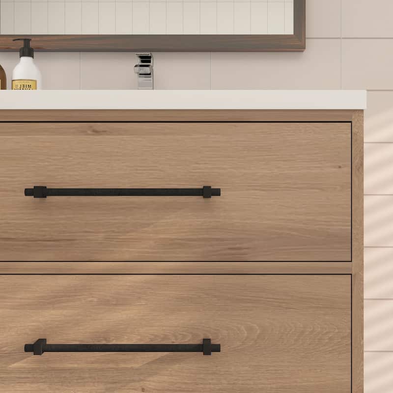 Victoria 30'' Wall-mounted Vanity with Reinforced Acrylic Sink - 29.5