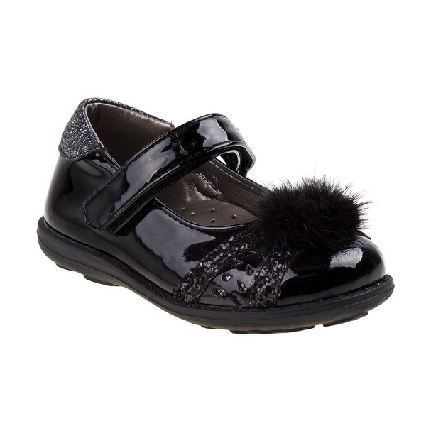 black glitter mary jane shoes