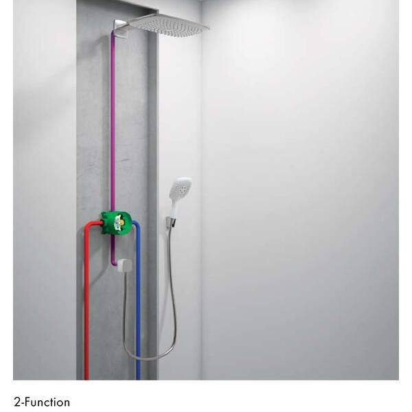 Shop Hansgrohe 01850 Ibox Universal Plus Rough In Valve With Service Stop For Hansgrohe And Axor Shower Trims Only Overstock 16500585