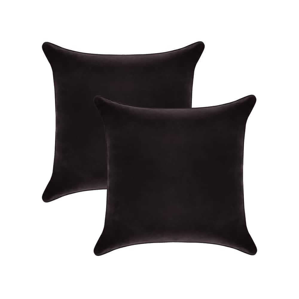 A1HC Pack of 2 Velvet Throw Pillow Insert, Hypoallergenic Down Alternative Fill