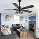 preview thumbnail 27 of 38, Cusp Barn 52/60/72 Inch Farmhouse Caged Ceiling Fan with Lights and Remote, Industiral 6 Speeds Chandelier Ceiling Fan