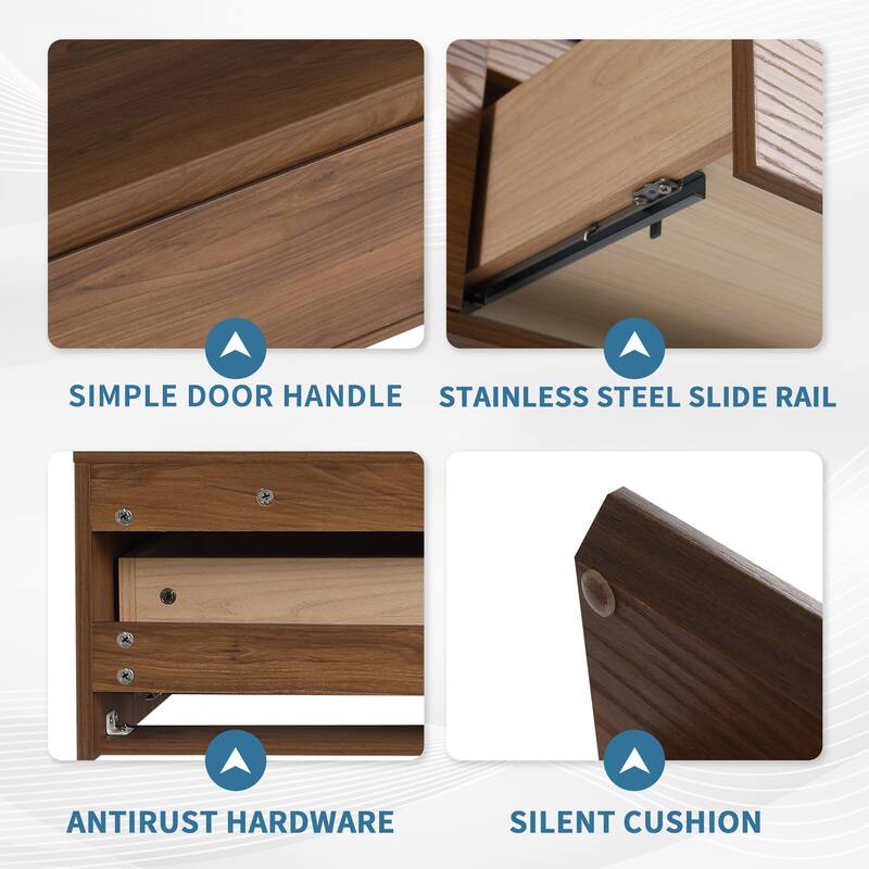 ARTCHIRLY 30/60 Inch Bathroom Vanity with Sink, Floating Bathroom Vanity With Soft Close Drawer