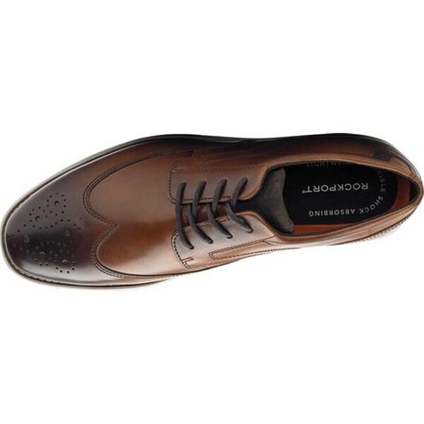 rockport men's garett leather wingtip oxfords