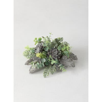 Sullivans Artificial Succulent Orb 5"H Green - 10"L x 10"W x 5"H