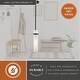 preview thumbnail 7 of 9, Vaxcel Lighting P0419 5" Wide Suspension Mini Pendant