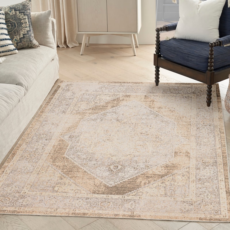 Nourison Astra Machine Washable Persian Area Rug