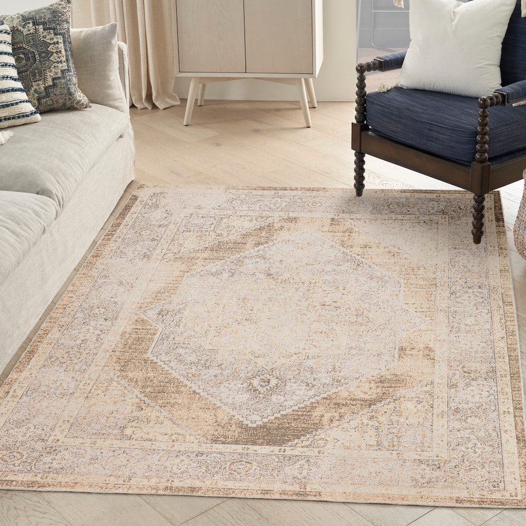 Nourison Astra Machine Washable Persian Area Rug