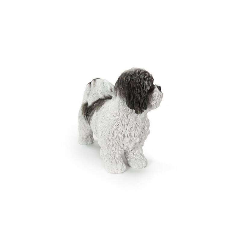 Standing Shih Tzu Outdoor Garden Statue - 11"