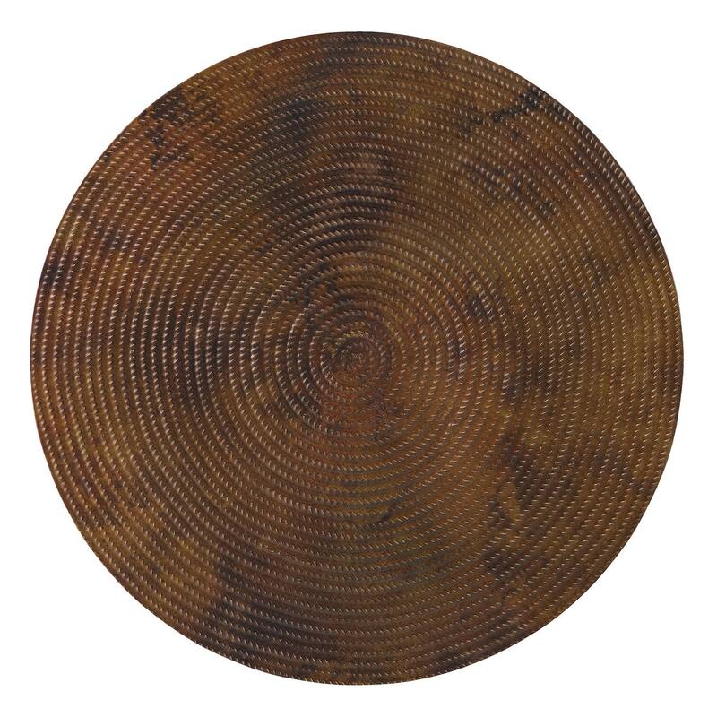 Hooker Furniture 24 Inch Wide Aged Copper Accent Table from the
