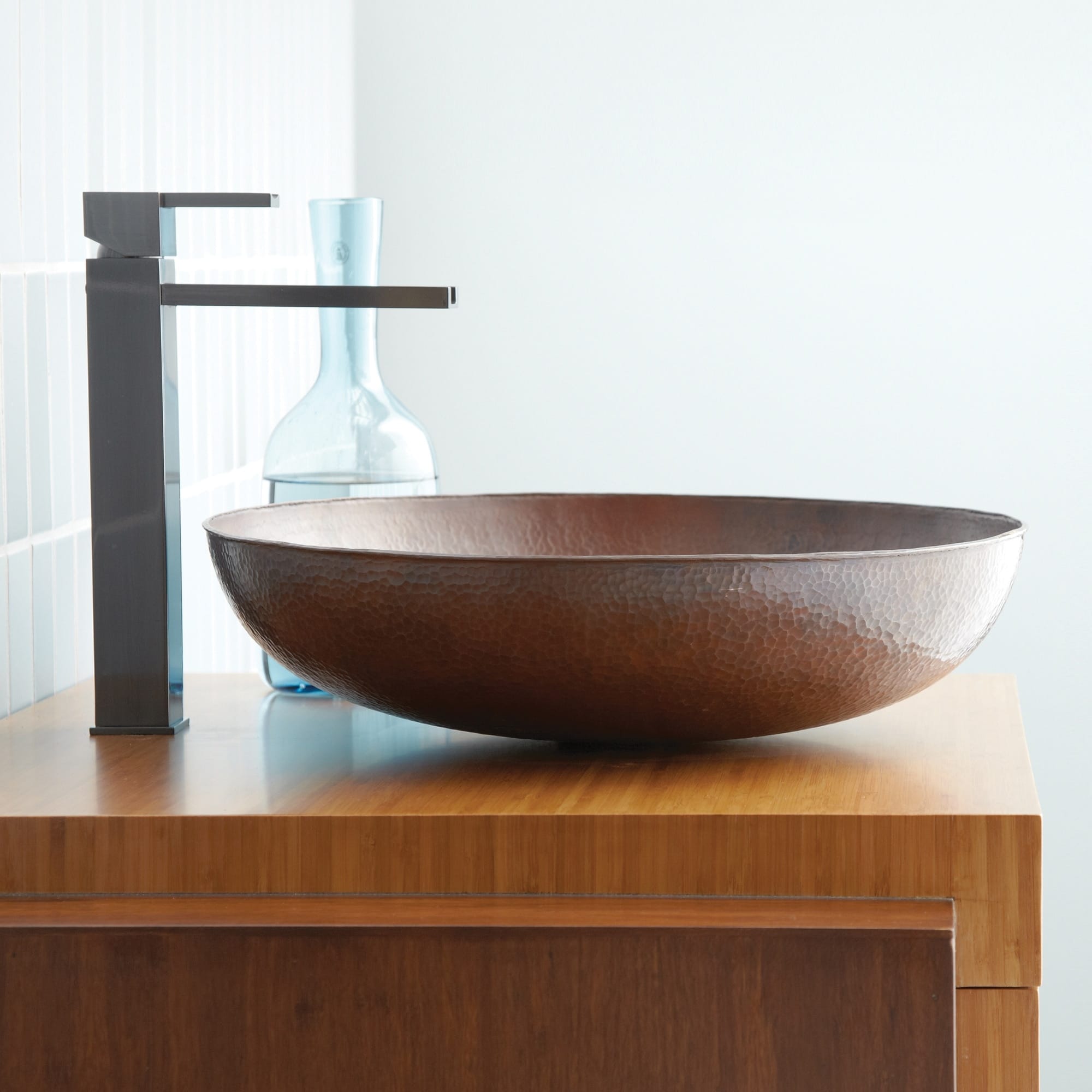 Maestro Sonata Hand Hammered Copper Vessel Bathroom Sink