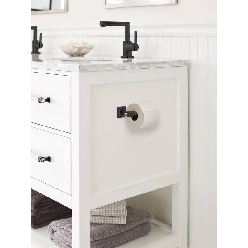 Amerock Glacio Single Post Toilet Paper Holder
