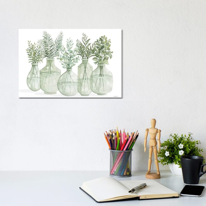 iCanvas "Simply Sage I" by Cindy Jacobs Canvas Print - 8x12x0.75