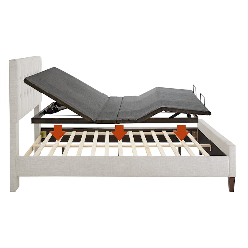 Boyd Sleep Full Body Incline Adjustable Bed Frame, Power Adjustable Base for Side Sleepers, Timed Massage, Anti-Snore