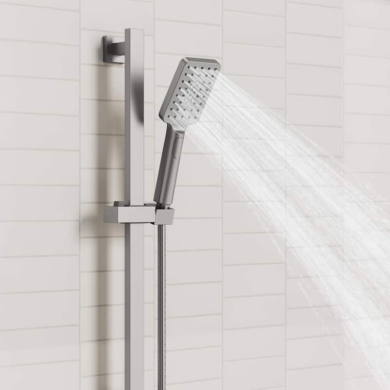 Adjustable Handheld Shower Slide Bar Set With Hose