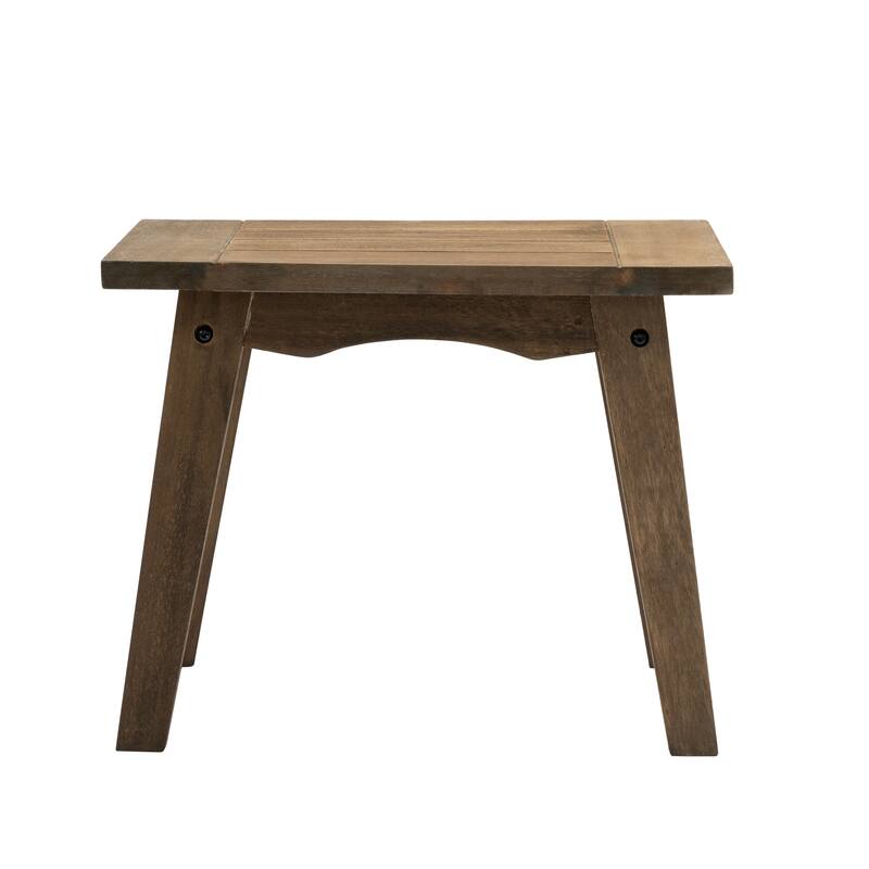 Rectangular Teak Wood Outdoor side Table for Patio