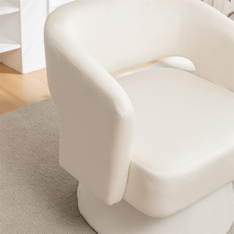 Swivel Barrel Chair,Accent Armchair 360 Degree Swivel Club Chair