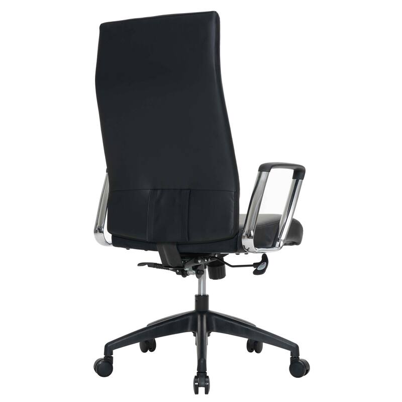 Hilton Modern High Back Ergonomic Leather Office Chair with Adjustable Height, Swivel, and Tilt for Conference or Executive Desk
