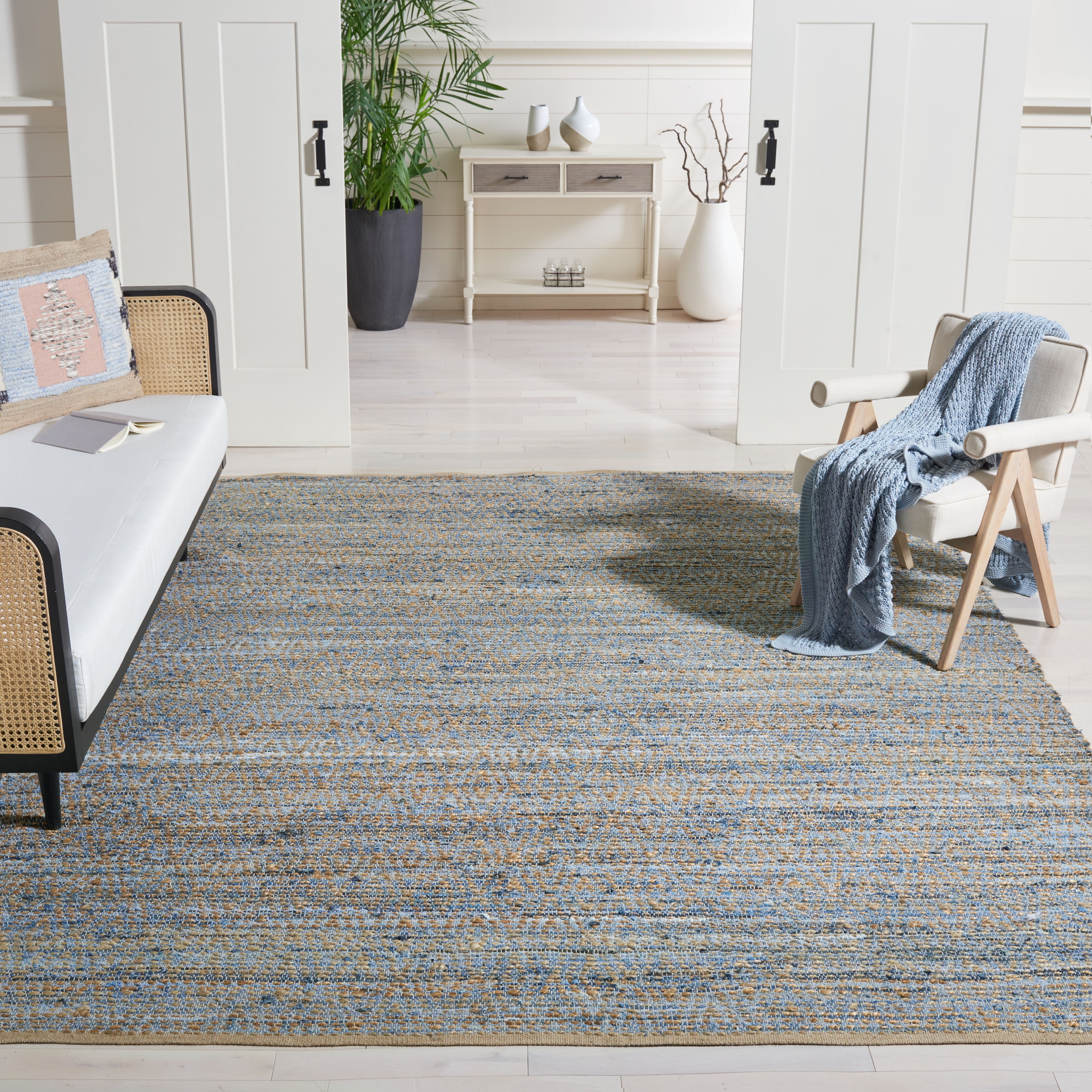 SAFAVIEH Handmade Cape Cod Irenea Coastal Jute Rug