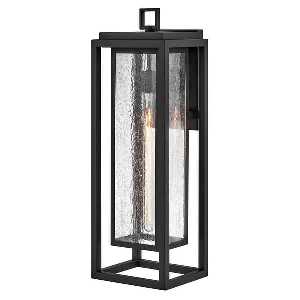 slide 1 of 1, Hinkley Lighting 1009 Republic 27" Tall Wall Sconce Black