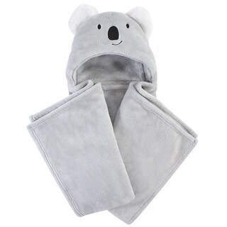 Hudson Baby Infant Hooded Animal Face Plush Blanket, Koala, One Size - Koala - One Size