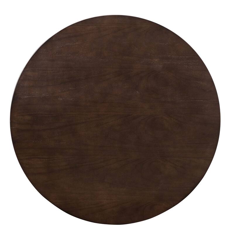 Lippa 36" Round Wood Grain Dining Table - Cherry