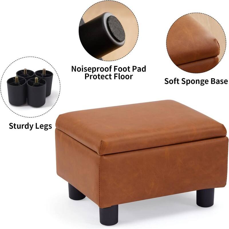 Small Foot Stool Ottoman for Living Room
