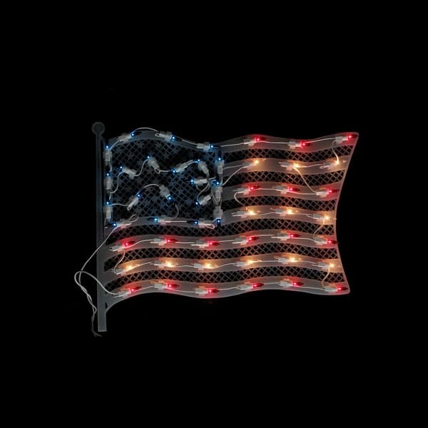 Shop 14 5 Red And Blue Lighted Patriotic Fourth Of July American