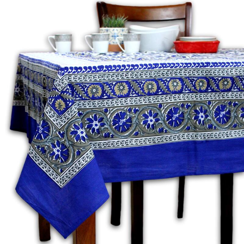 Cotton Angelic Sunflower Print Floral Tablecloth Rectangle Collection