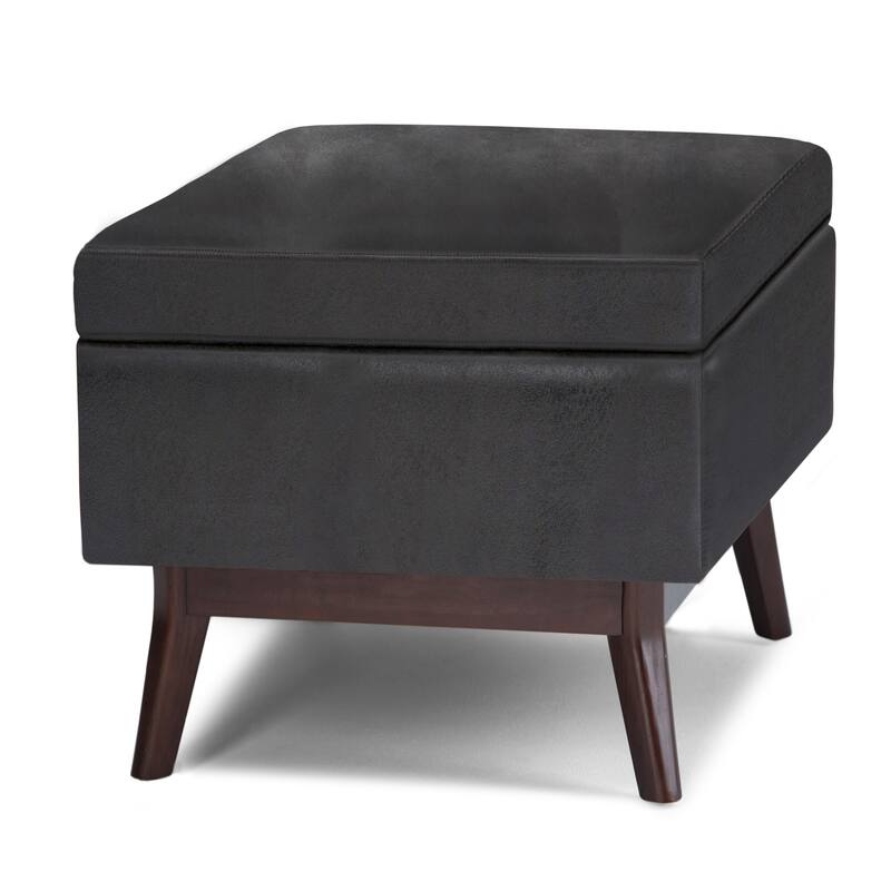 Wyndenhall Ethan Mid-century Modern Rectangular Table Ottoman
