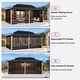 preview thumbnail 63 of 62, PURPLE LEAF Double Top Outdoor Sunroom Screen House Patio Hardtop Gazebo
