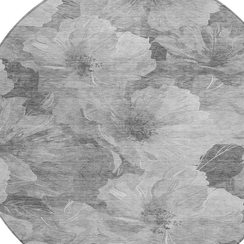 HomeRoots Floral Transitional Rectangle Outdoor Rug