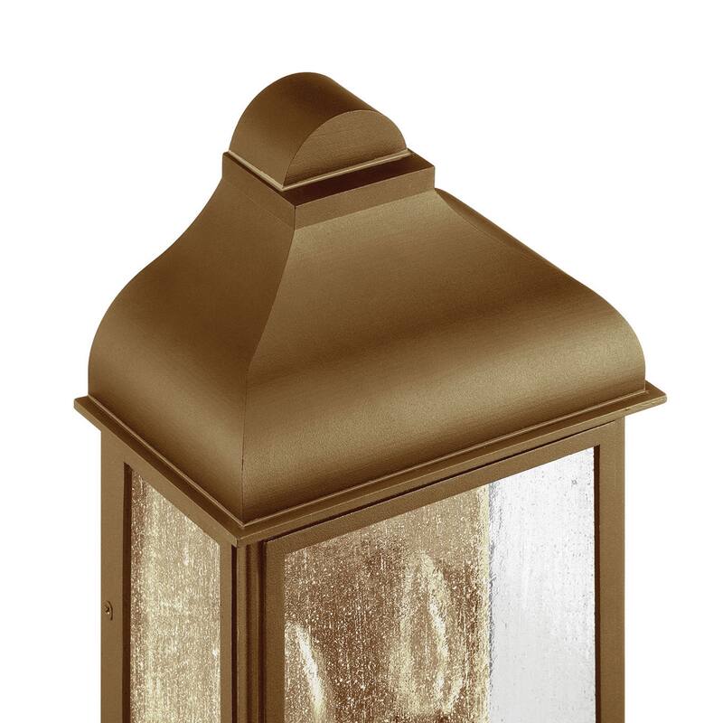 Artcraft Madrid Outdoor Wall Sconce - Clear Glass Shade