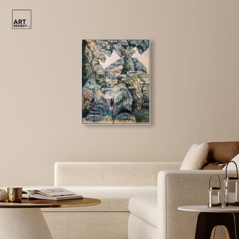 Trees in Bird Garden 1913 Canvas by Art Remedy