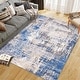 preview thumbnail 2 of 8, Abstract Impression Foldable Printed Area Rug 100% Polyester Washable Backing for Living Room