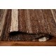 preview thumbnail 7 of 8, Earth Tone Kilim Modern Rug Flat-weave Oriental Wool Carpet - 2'3" x 4'2"