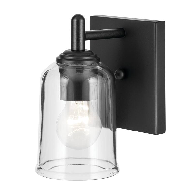 Kichler Lighting Shailene 1-Light Wall Sconce Light with Clear Glass