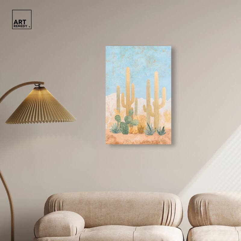 Cactus Canvas by Art Remedy, Gallery Wrapped
