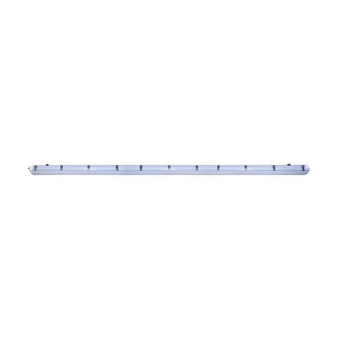 8 Foot Vapor Tight Linear Fixture CCT & Wattage Selectable IP65 and IK08 Rated 0-10V Dimming - Gray